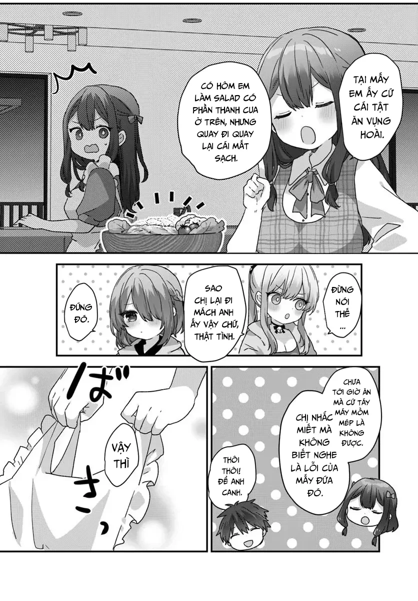 Ba Mỹ Nữ Mà Ai Cũng Đồn Trong Trường, Hóa Ra Là Những Cô Em Gái Thất Lạc Của Mình Sao. Chapter  7 - 18