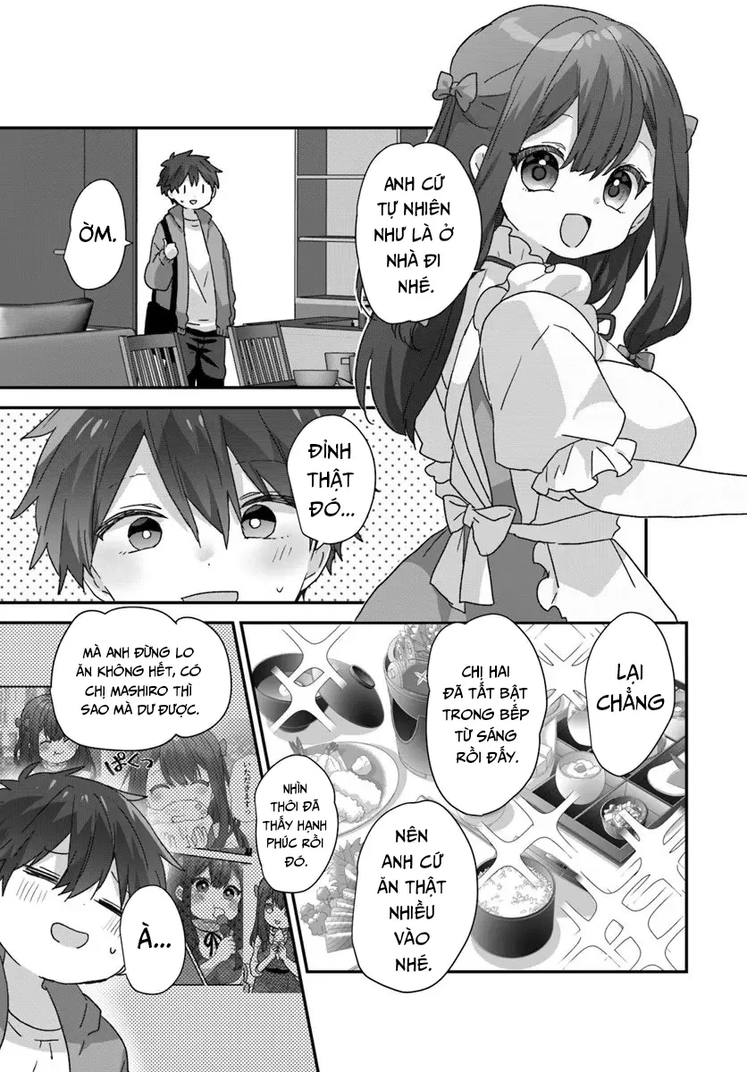 Ba Mỹ Nữ Mà Ai Cũng Đồn Trong Trường, Hóa Ra Là Những Cô Em Gái Thất Lạc Của Mình Sao. Chapter  11 - 6