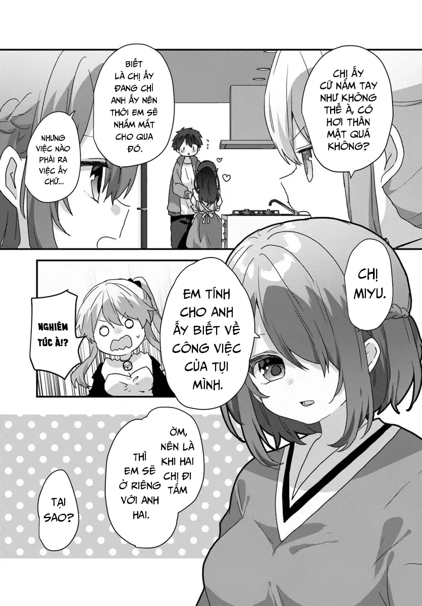 Ba Mỹ Nữ Mà Ai Cũng Đồn Trong Trường, Hóa Ra Là Những Cô Em Gái Thất Lạc Của Mình Sao. Chapter  11 - 9