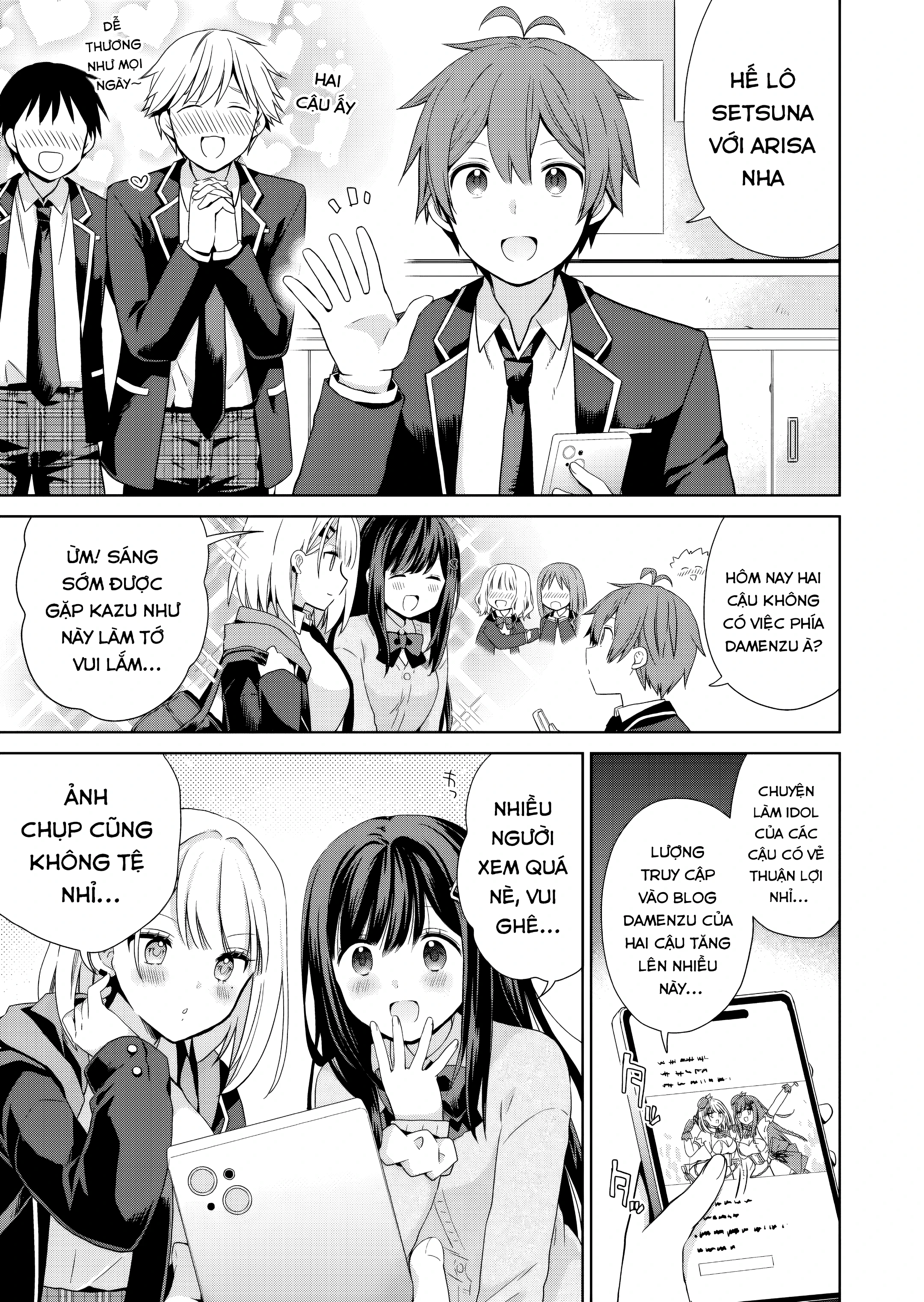 Những Cô Bạn Thuở Nhỏ Của Tôi Đã Trở Thành Idol Và Đang Chiều Chuộng Tôi Mỗi Ngày. Chapter 2 - 3