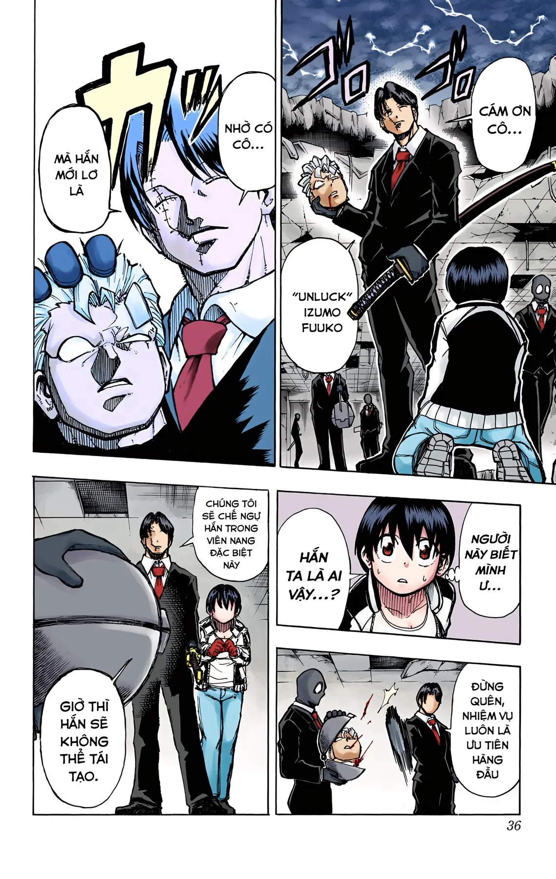 Undead Unluck Có Màu Chapter 1 - 32