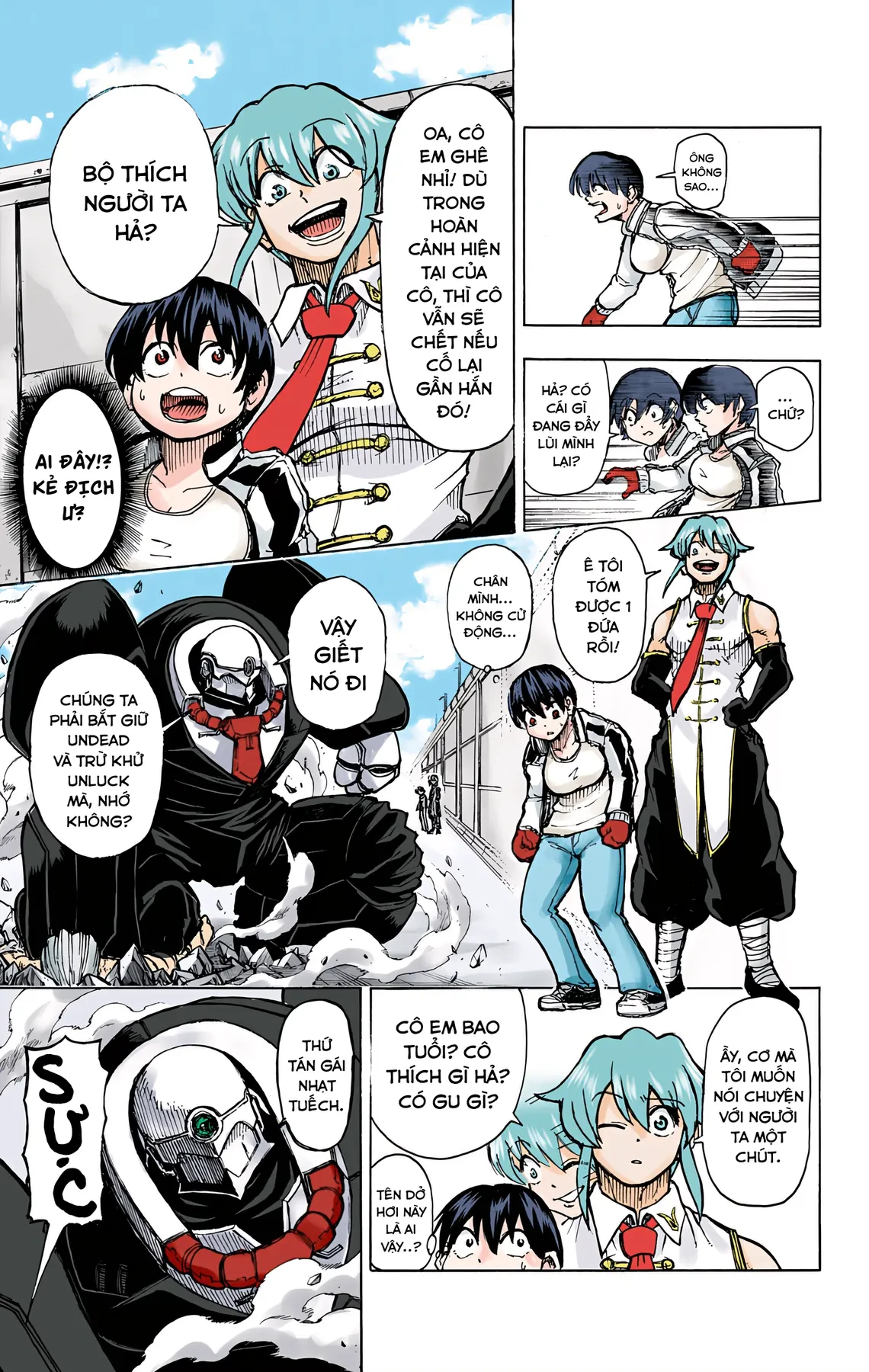 Undead Unluck Có Màu Chapter 2 - 13