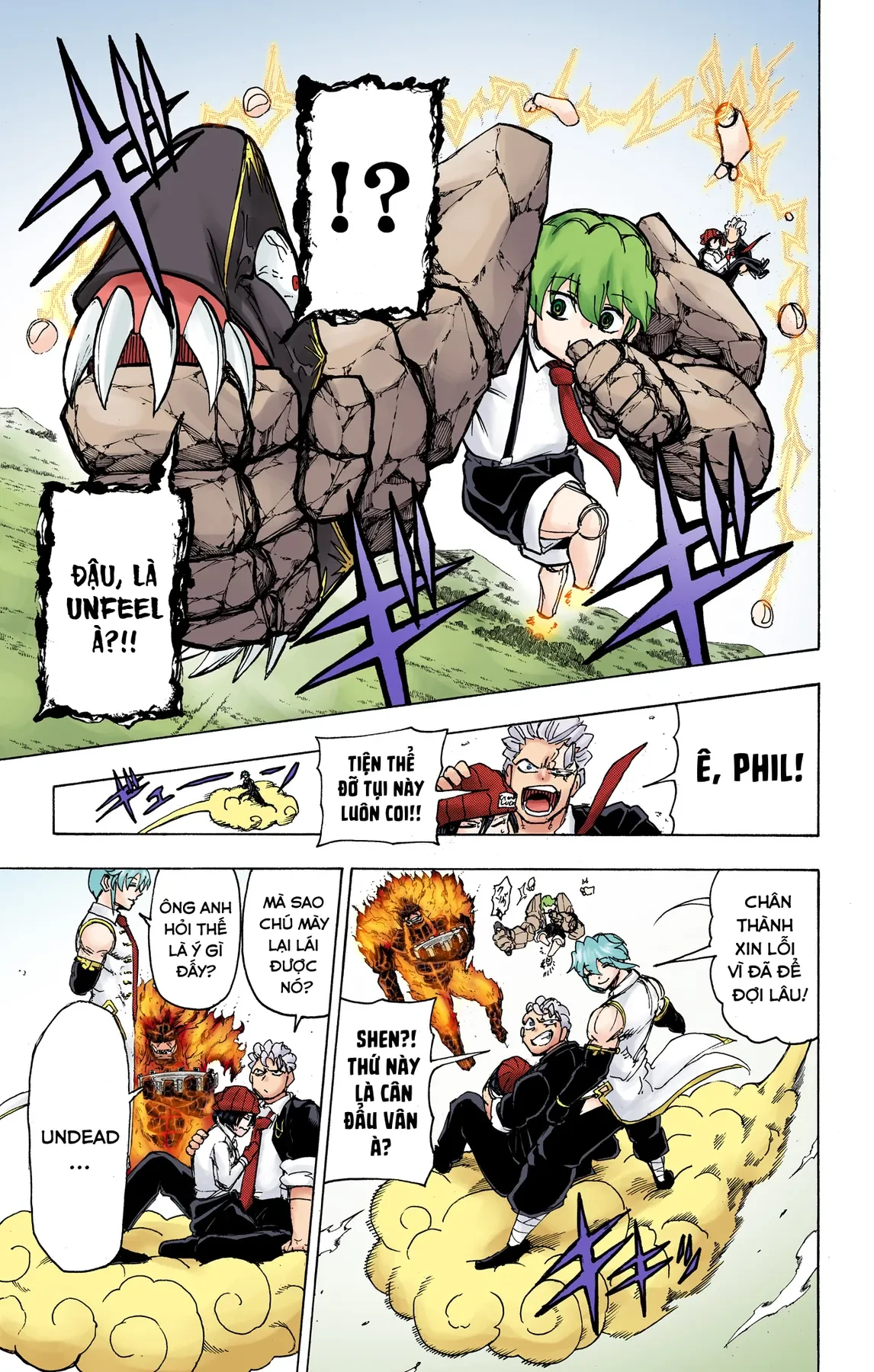 Undead Unluck Có Màu Chapter  35 - 7