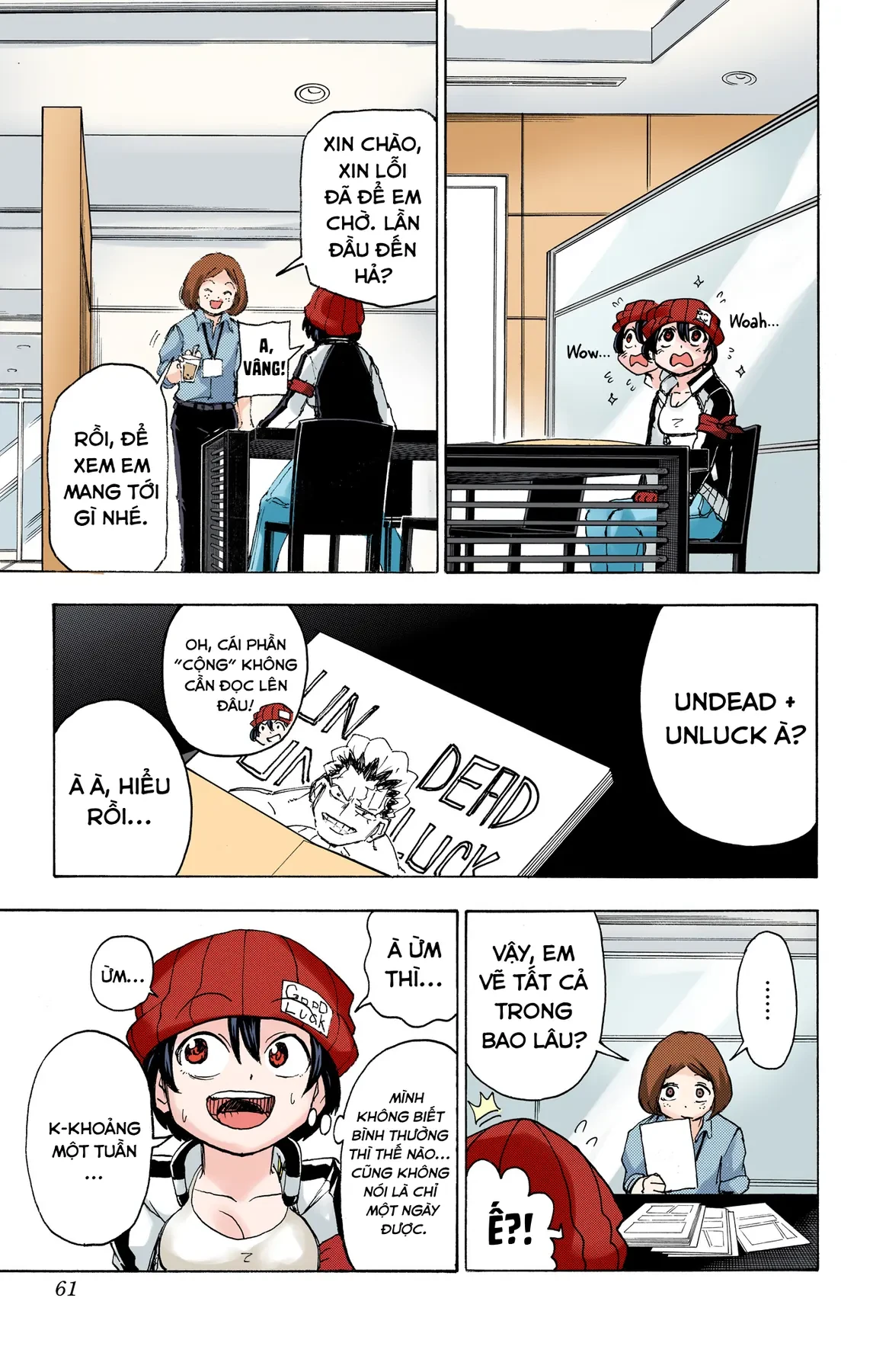 Undead Unluck Có Màu Chapter  37 - 15