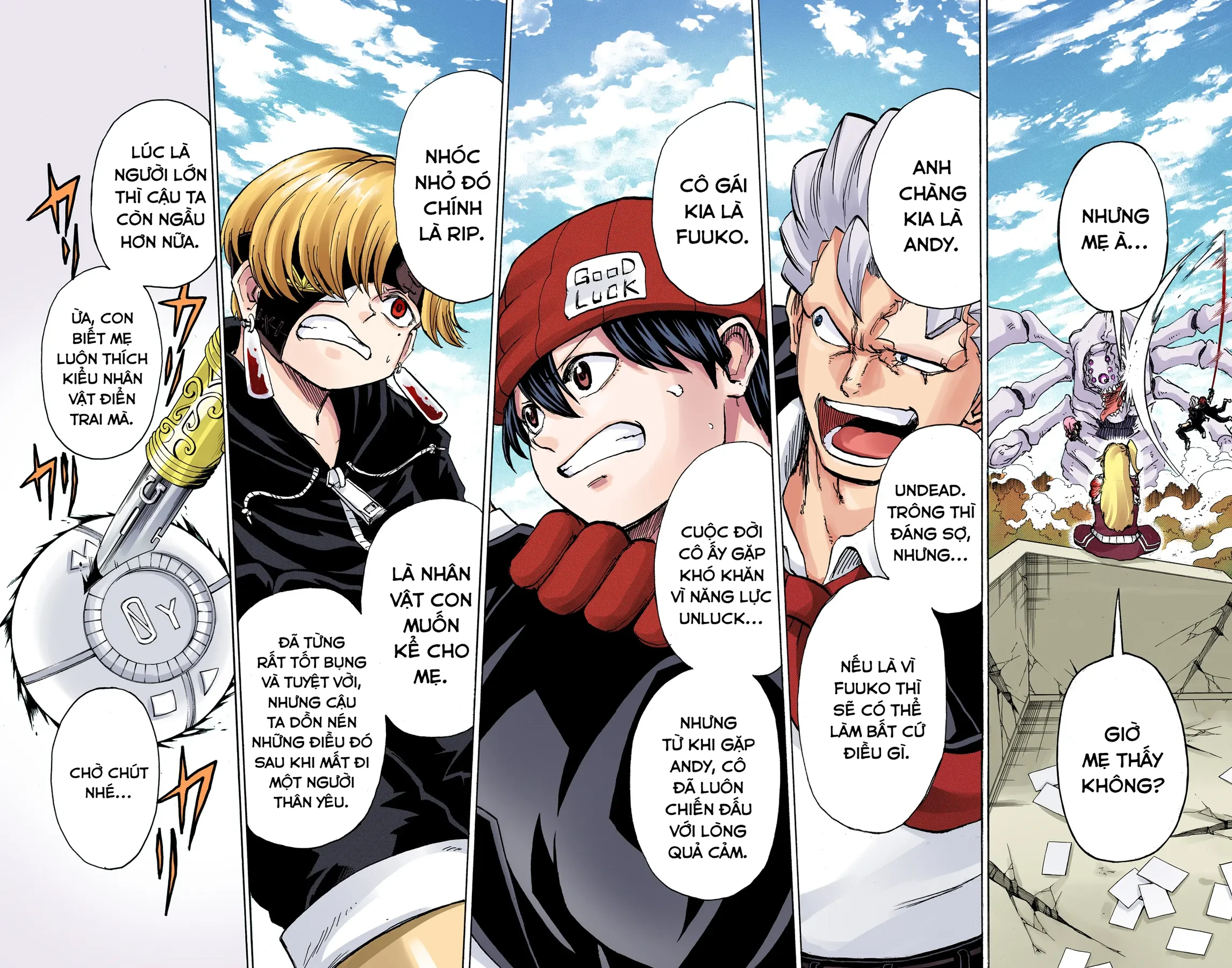 Undead Unluck Có Màu Chapter  50 - 11