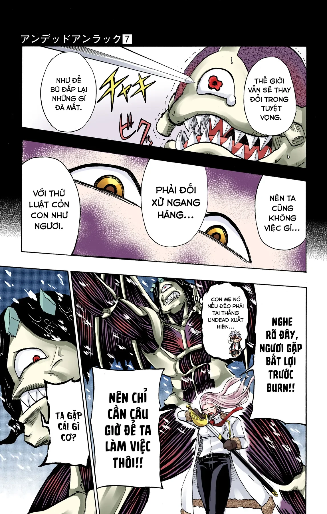 Undead Unluck Có Màu Chapter  55 - 4