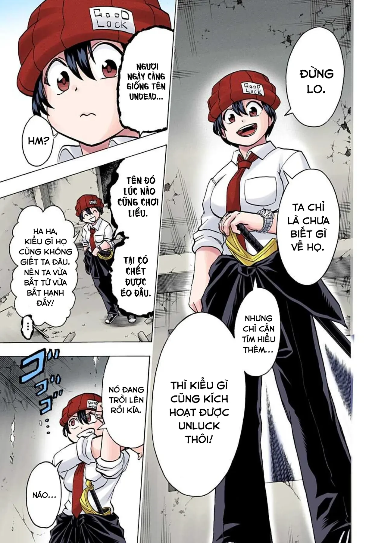 Undead Unluck Có Màu Chapter  72 - 7