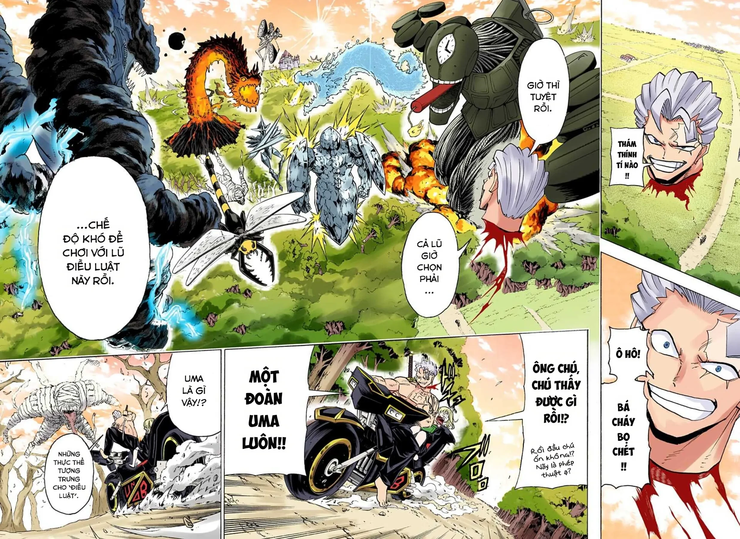 Undead Unluck Có Màu Chapter  100 - 17