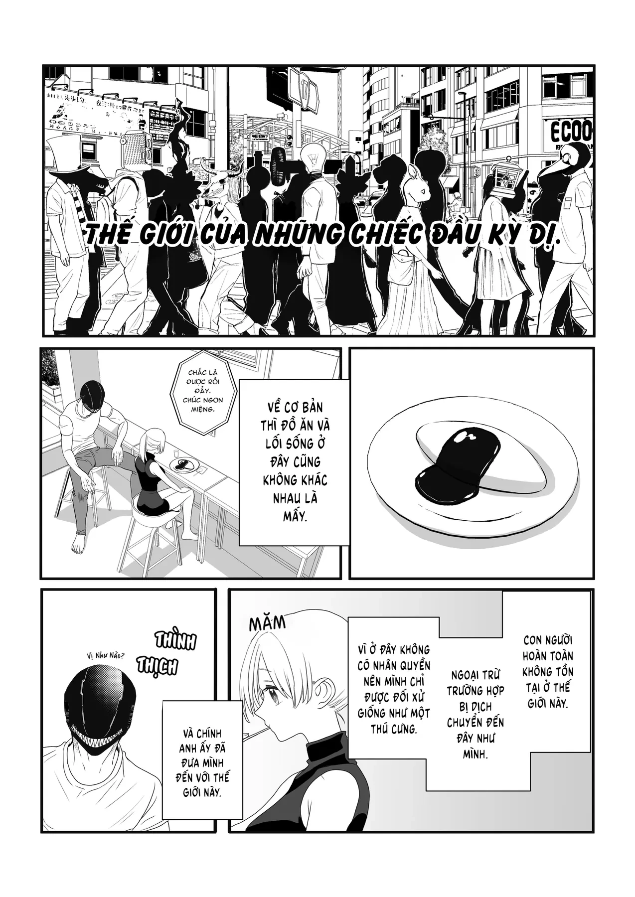 Gã Mang Đầu Kỳ Dị Và Cô Gái Loài Người Chapter 1 - 10