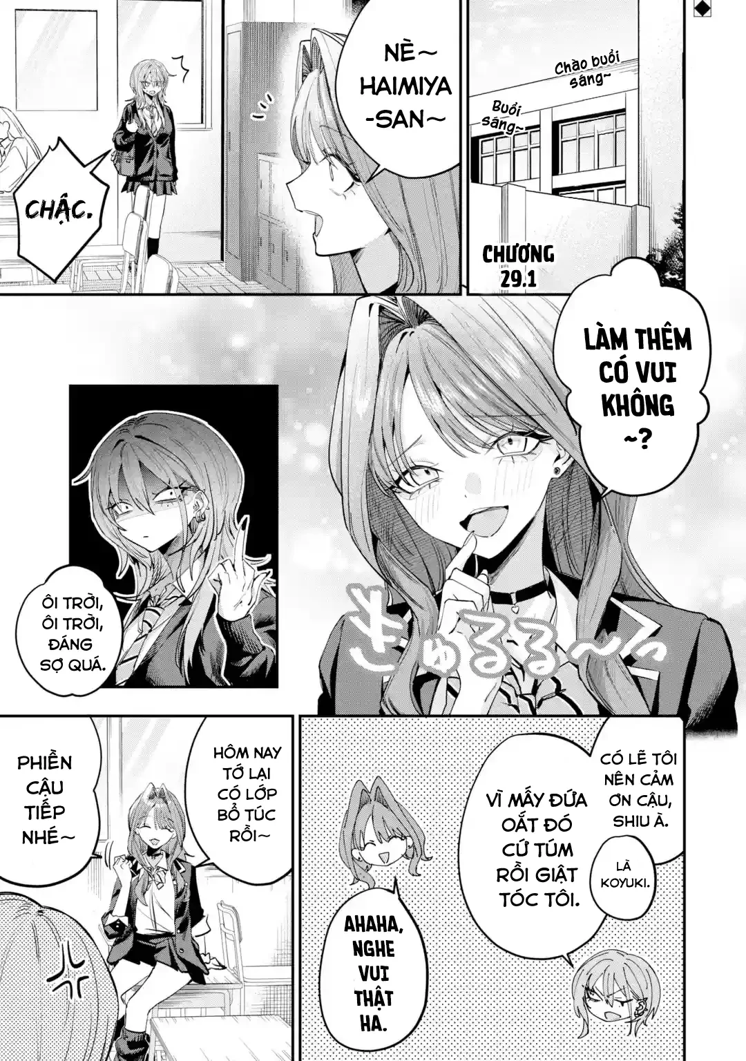 Haimiya-Senpai Không Chỉ Đáng Sợ Mà Còn Dễ Thương Chapter  29.1 - 2