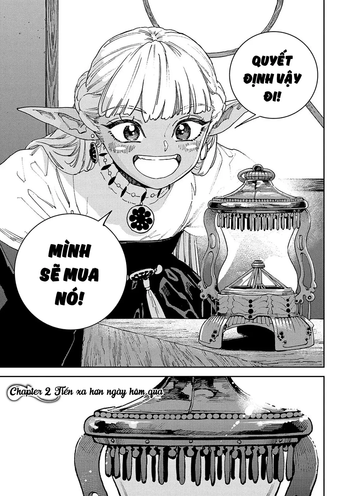 Nàng Dark Elf Với Ma Lực Tàn Phai Chapter 2 - 4