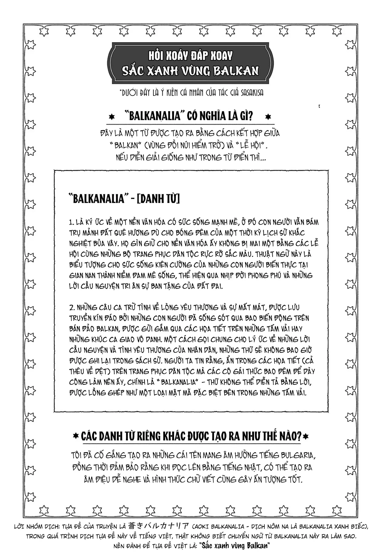 Sắc xanh vùng Balkan Chapter  10.5 - 17