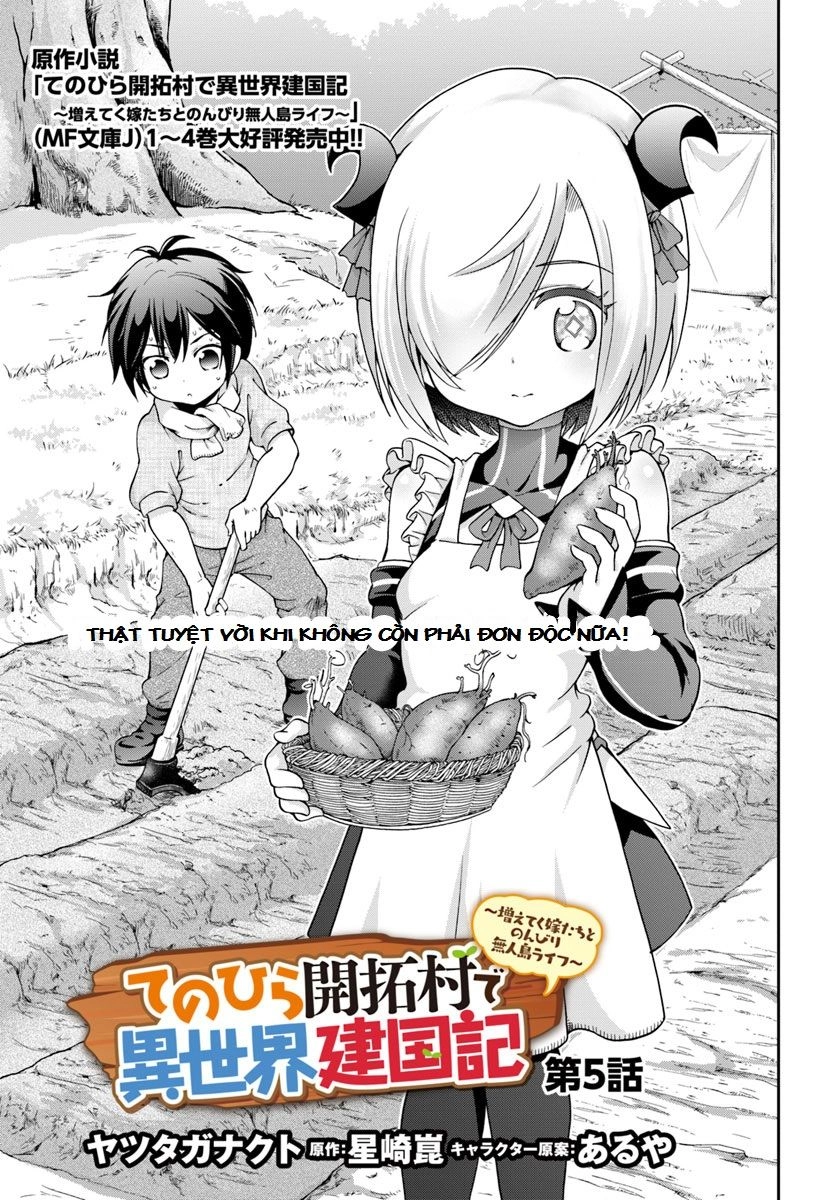 Tenohira Kaitaku Mura De Isekai Kenkokuki: Fueteku Yome-Tachi To Nonbiri Mujintou Life Chapter 5 - 3