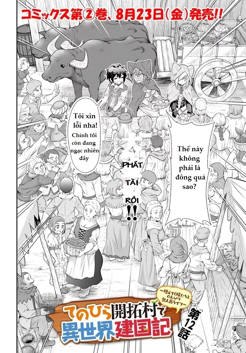 Tenohira Kaitaku Mura De Isekai Kenkokuki: Fueteku Yome-Tachi To Nonbiri Mujintou Life Chapter 12 - 3