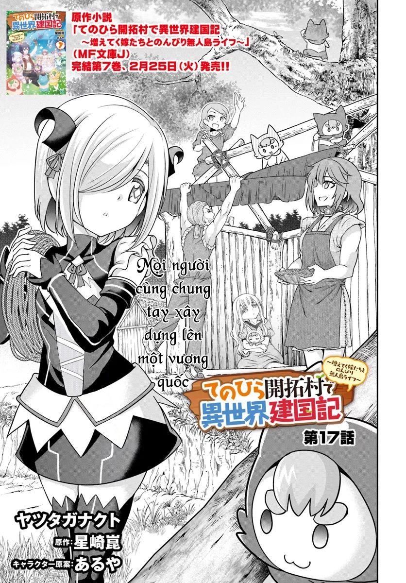 Tenohira Kaitaku Mura De Isekai Kenkokuki: Fueteku Yome-Tachi To Nonbiri Mujintou Life Chapter 17 - 3