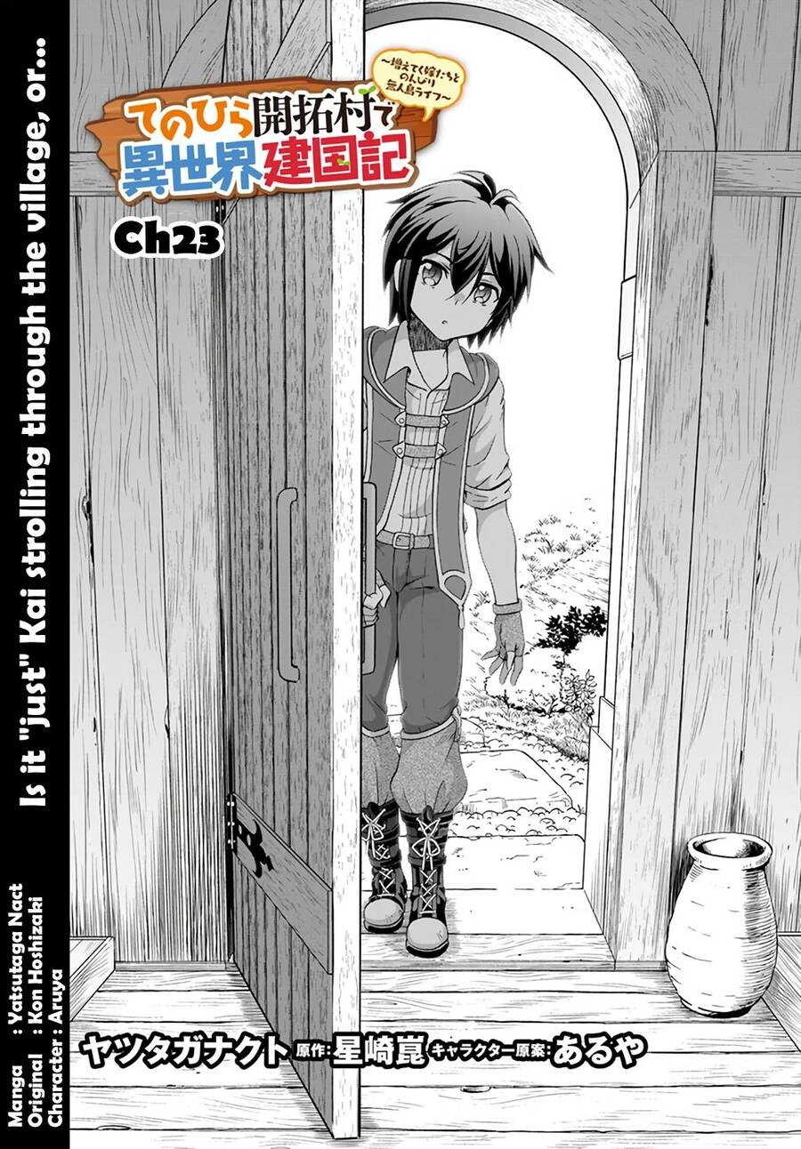 Tenohira Kaitaku Mura De Isekai Kenkokuki: Fueteku Yome-Tachi To Nonbiri Mujintou Life Chapter 23.1 - 3