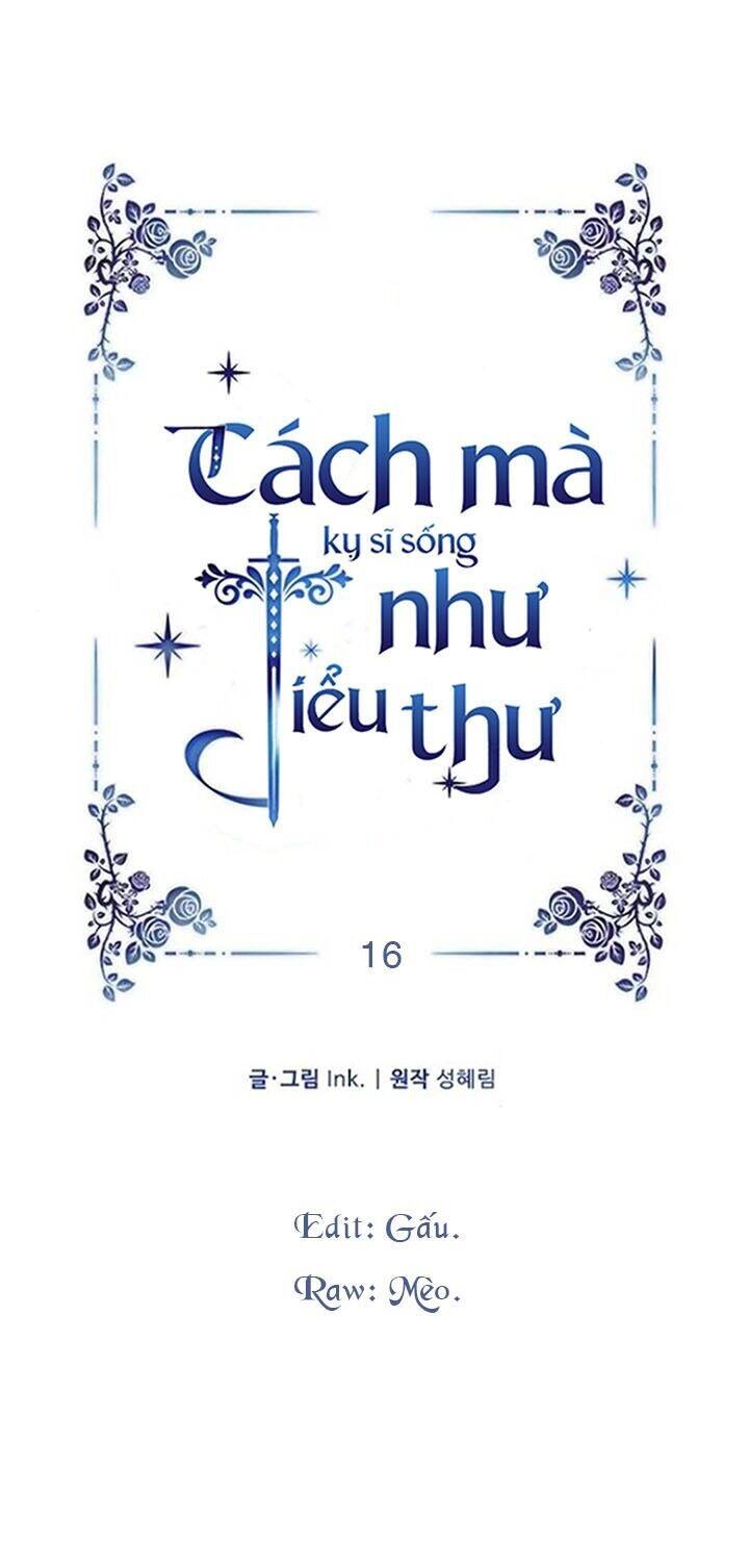 Cách Mà Kỵ Sĩ Sống Như Tiểu Thư Chapter 16 - 2