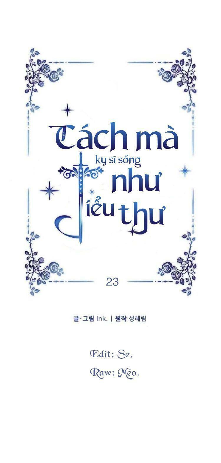 Cách Mà Kỵ Sĩ Sống Như Tiểu Thư Chapter 23 - 3