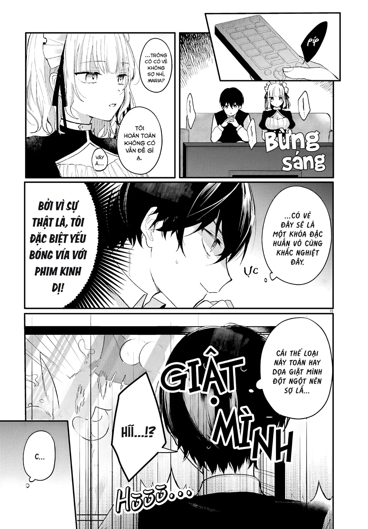Cô hầu gái nhà tôi trông giống hệt cô bạn tôi thích ở trong lớp Chapter  1 - 15