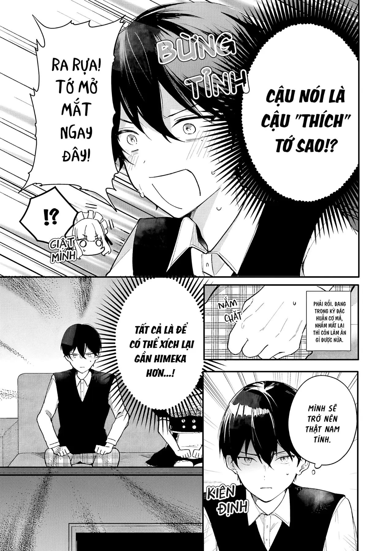 Cô hầu gái nhà tôi trông giống hệt cô bạn tôi thích ở trong lớp Chapter  1 - 18