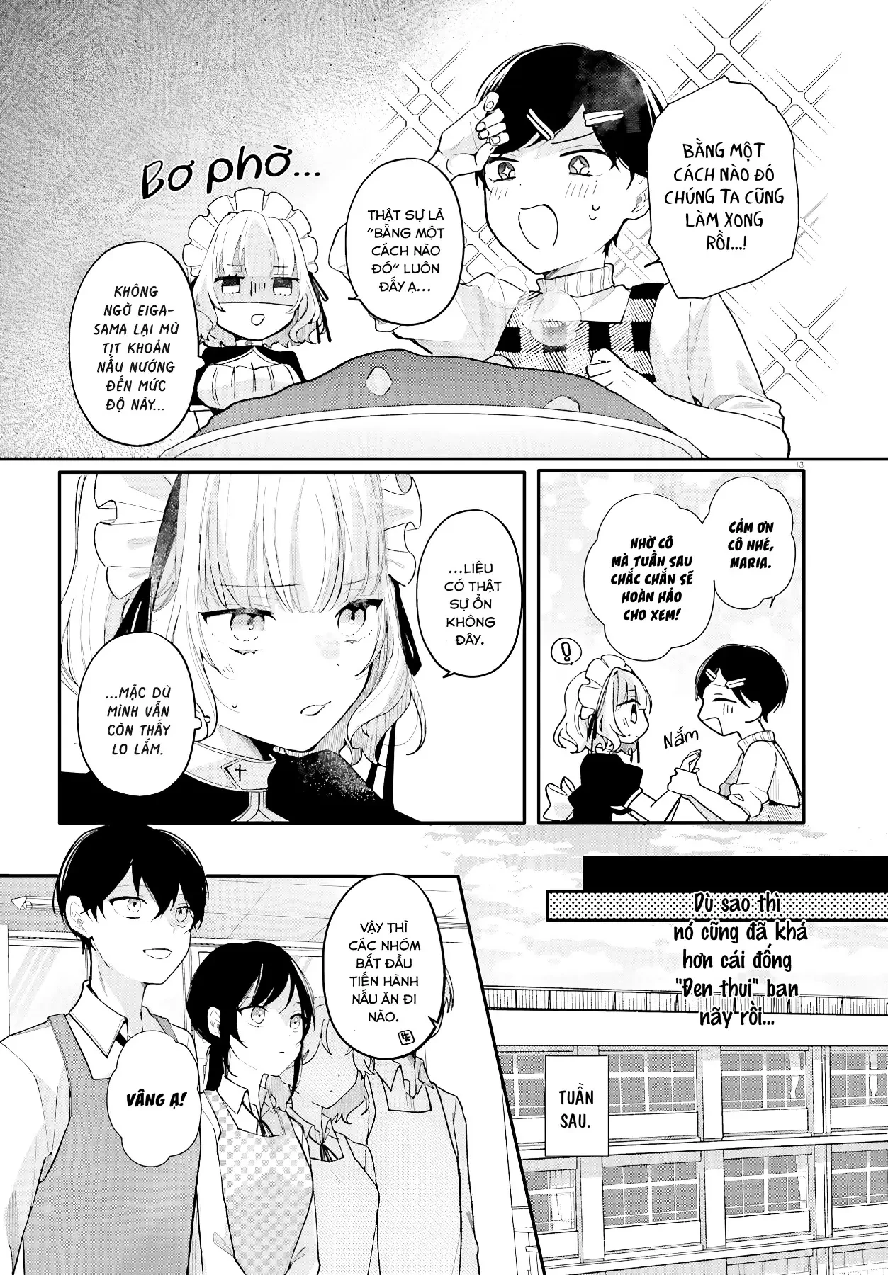 Cô hầu gái nhà tôi trông giống hệt cô bạn tôi thích ở trong lớp Chapter  2 - 13