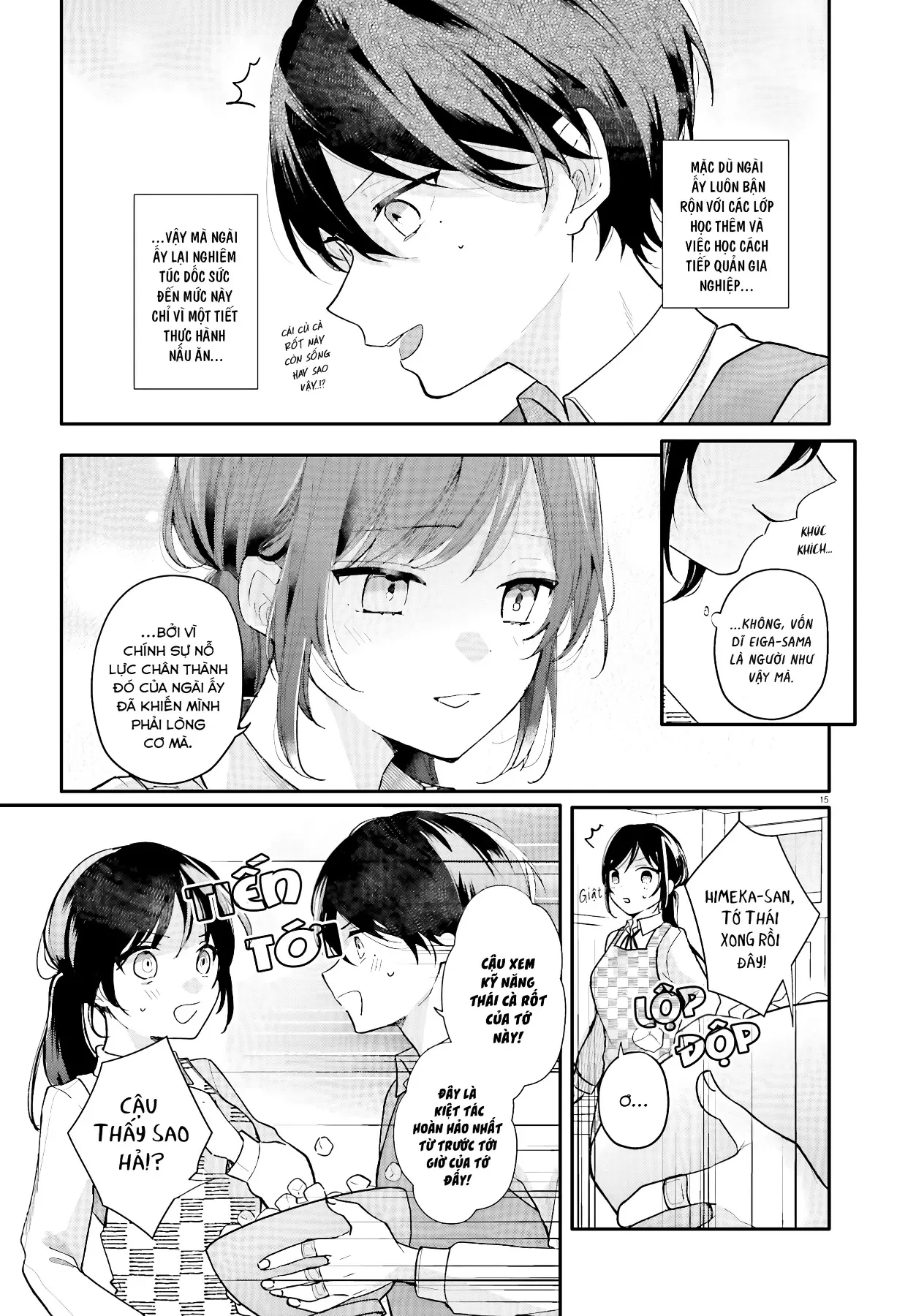 Cô hầu gái nhà tôi trông giống hệt cô bạn tôi thích ở trong lớp Chapter  2 - 15