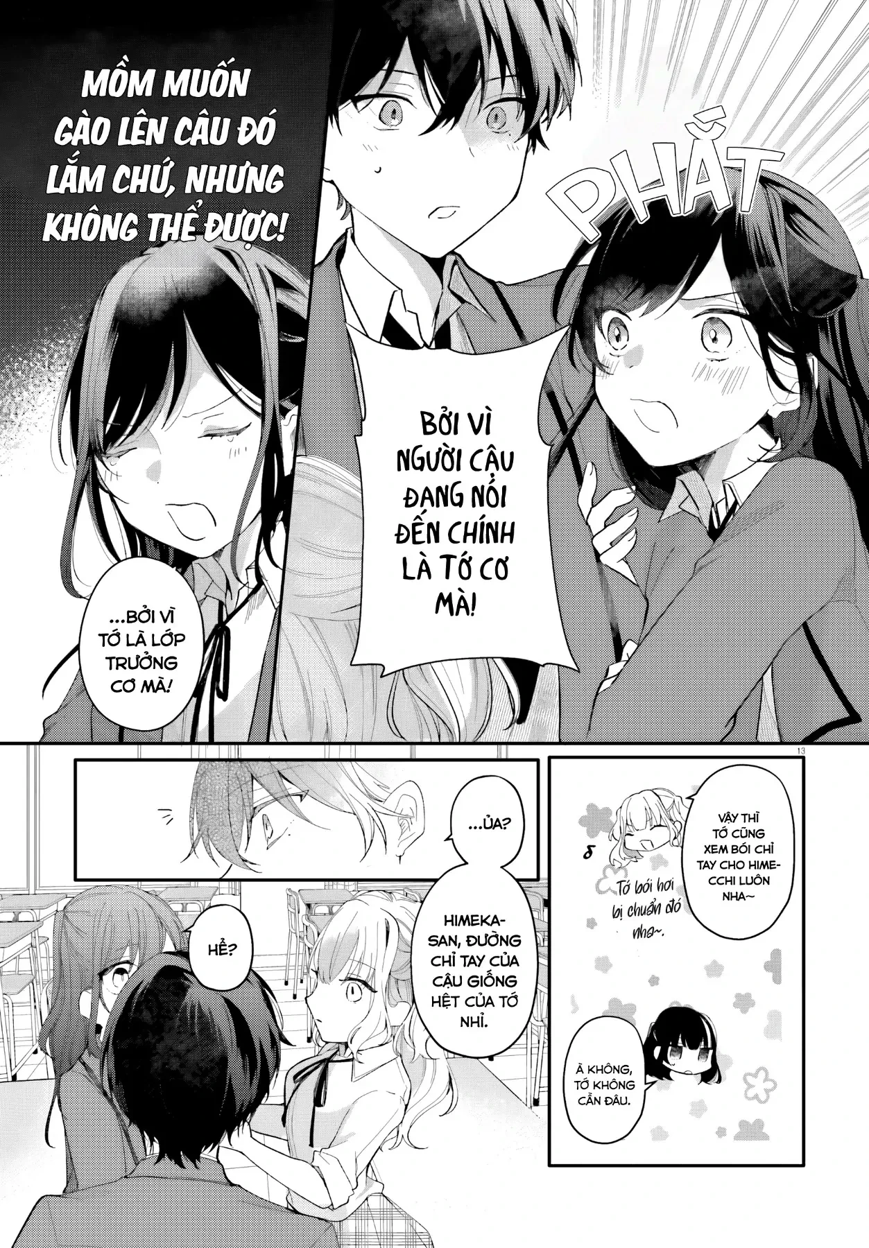 Cô hầu gái nhà tôi trông giống hệt cô bạn tôi thích ở trong lớp Chapter  3 - 13