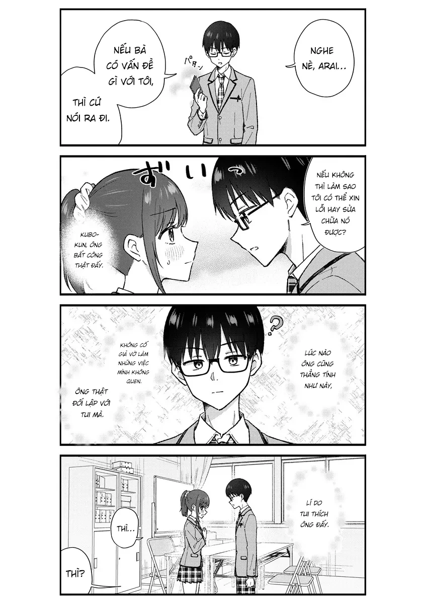 Kubo vô duyên muốn hiểu được tình yêu đời thực là như nào Chapter  3 - 10