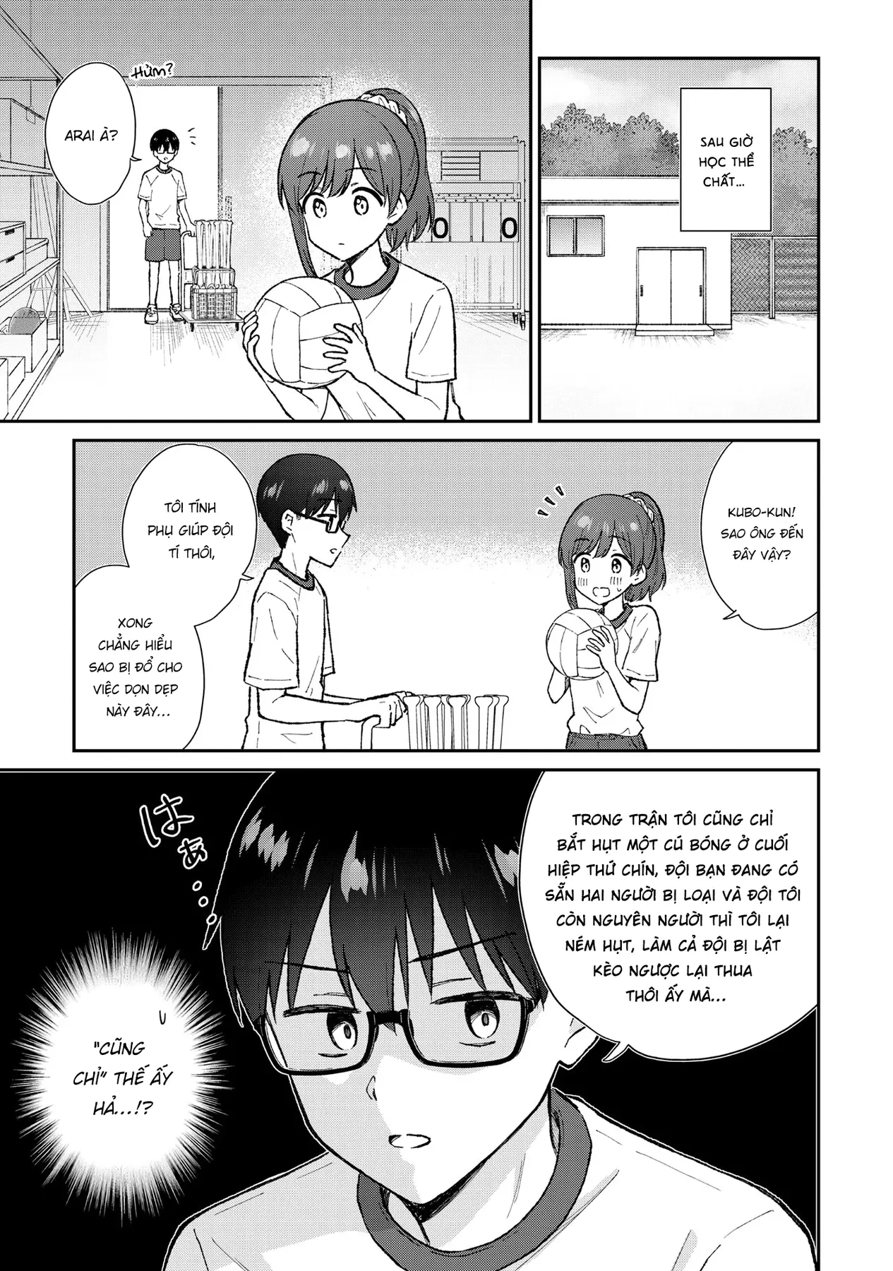Kubo vô duyên muốn hiểu được tình yêu đời thực là như nào Chapter  4 - 2