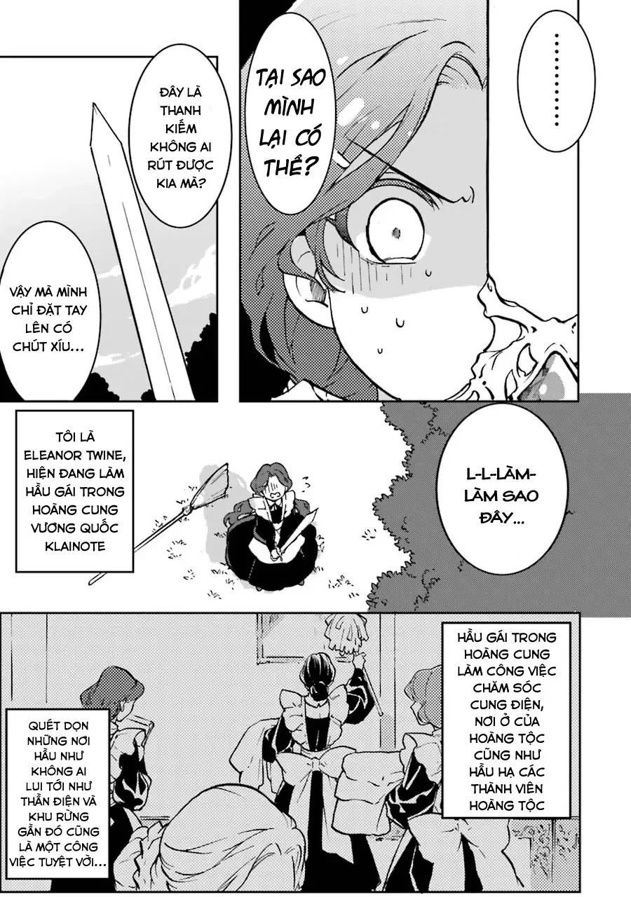 Là hầu gái, nhưng tôi lại vô tình rút được thánh kiếm! Chapter  1 - 10