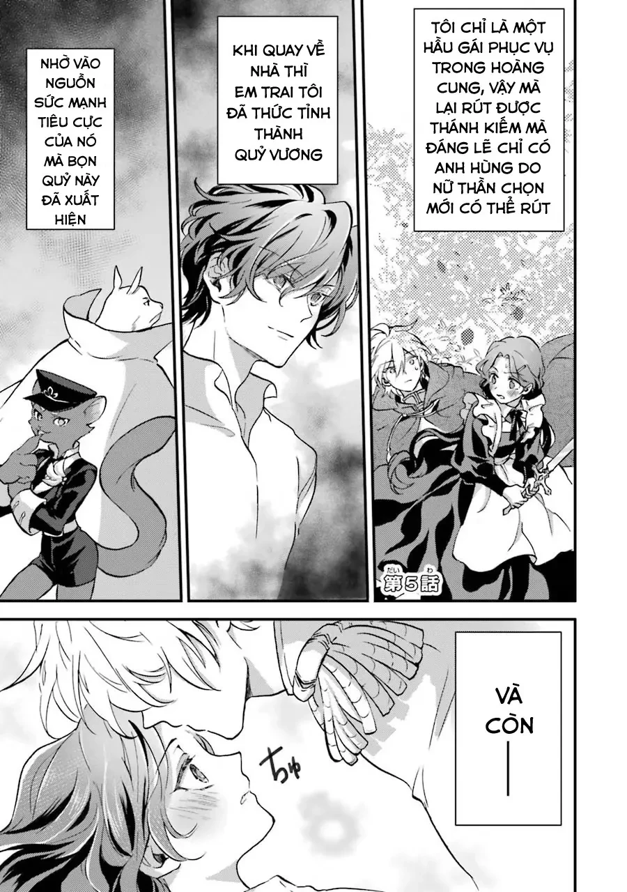 Là hầu gái, nhưng tôi lại vô tình rút được thánh kiếm! Chapter  5 - 1
