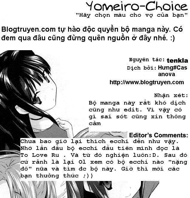 Yomeiro Choice Chapter  1 - 2