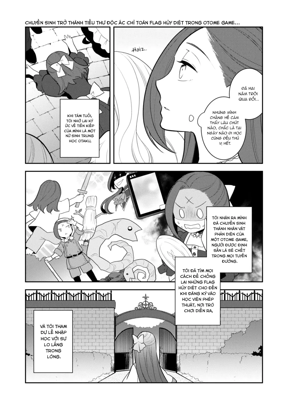 Chuyển sinh trở thành tiểu thư độc ác chỉ toàn Flag hủy diệt trong Otome game... Chapter  51 - 5