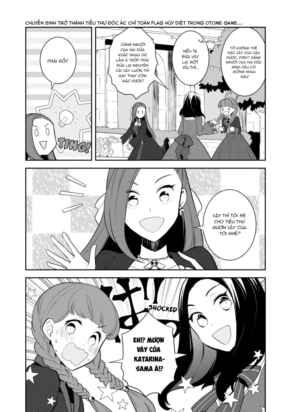 Chuyển sinh trở thành tiểu thư độc ác chỉ toàn Flag hủy diệt trong Otome game... Chapter  51 - 15