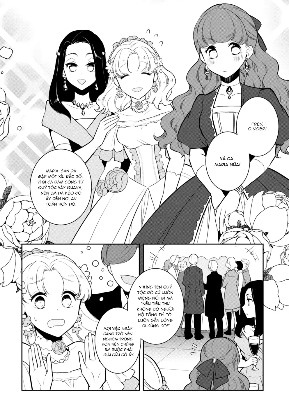 Chuyển sinh trở thành tiểu thư độc ác chỉ toàn Flag hủy diệt trong Otome game... Chapter  52 - 14