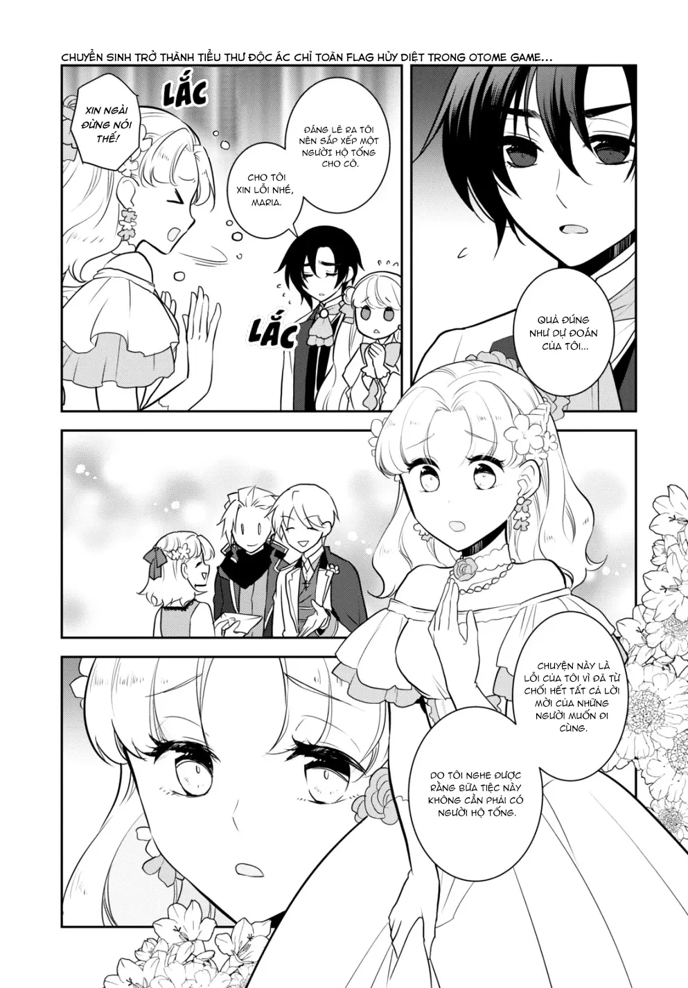 Chuyển sinh trở thành tiểu thư độc ác chỉ toàn Flag hủy diệt trong Otome game... Chapter  52 - 15