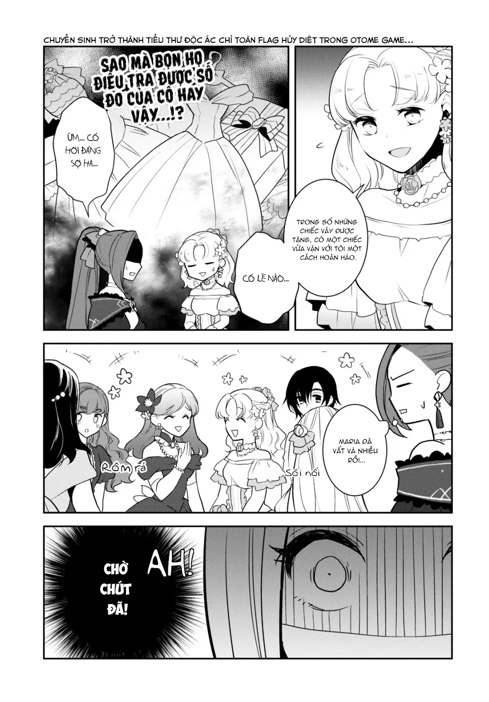 Chuyển sinh trở thành tiểu thư độc ác chỉ toàn Flag hủy diệt trong Otome game... Chapter  52 - 17