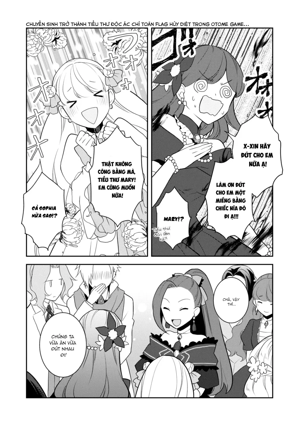 Chuyển sinh trở thành tiểu thư độc ác chỉ toàn Flag hủy diệt trong Otome game... Chapter  53 - 13