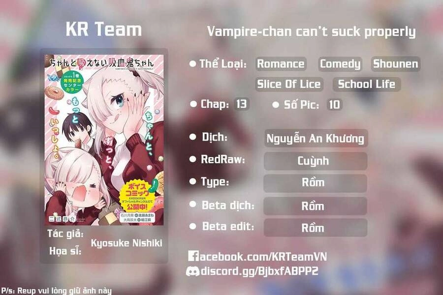 Vampire-Chan Can't Suck Properly Chapter 13 - 1