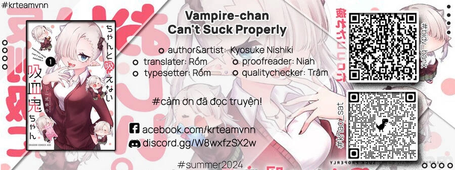 Vampire-Chan Can't Suck Properly Chapter 35 - 1