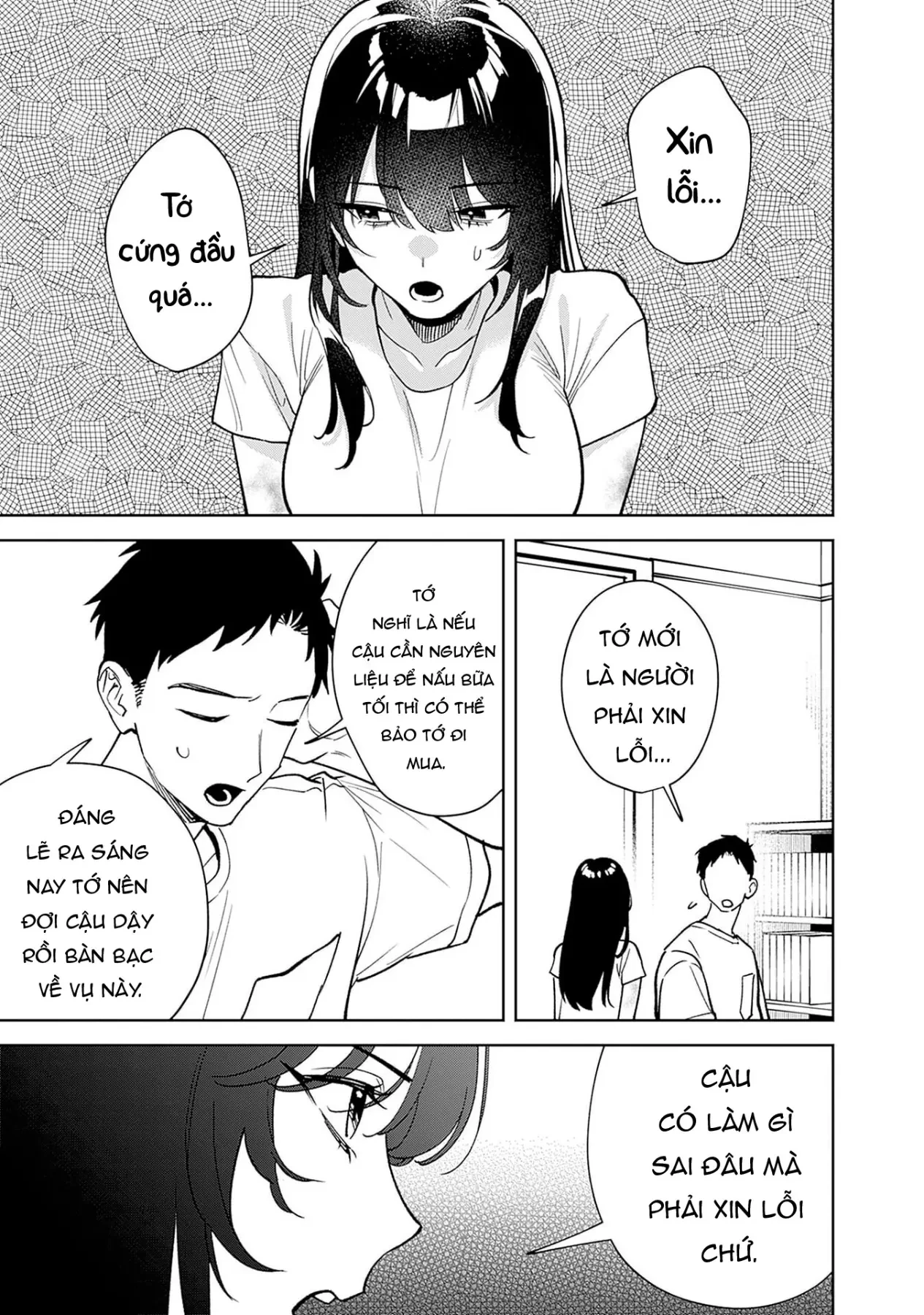 Sống chung với Nữ hoàng kiêu ngạo thời cao trung hoá ra lại không hề khó chịu đến thế Chapter  4 - 12