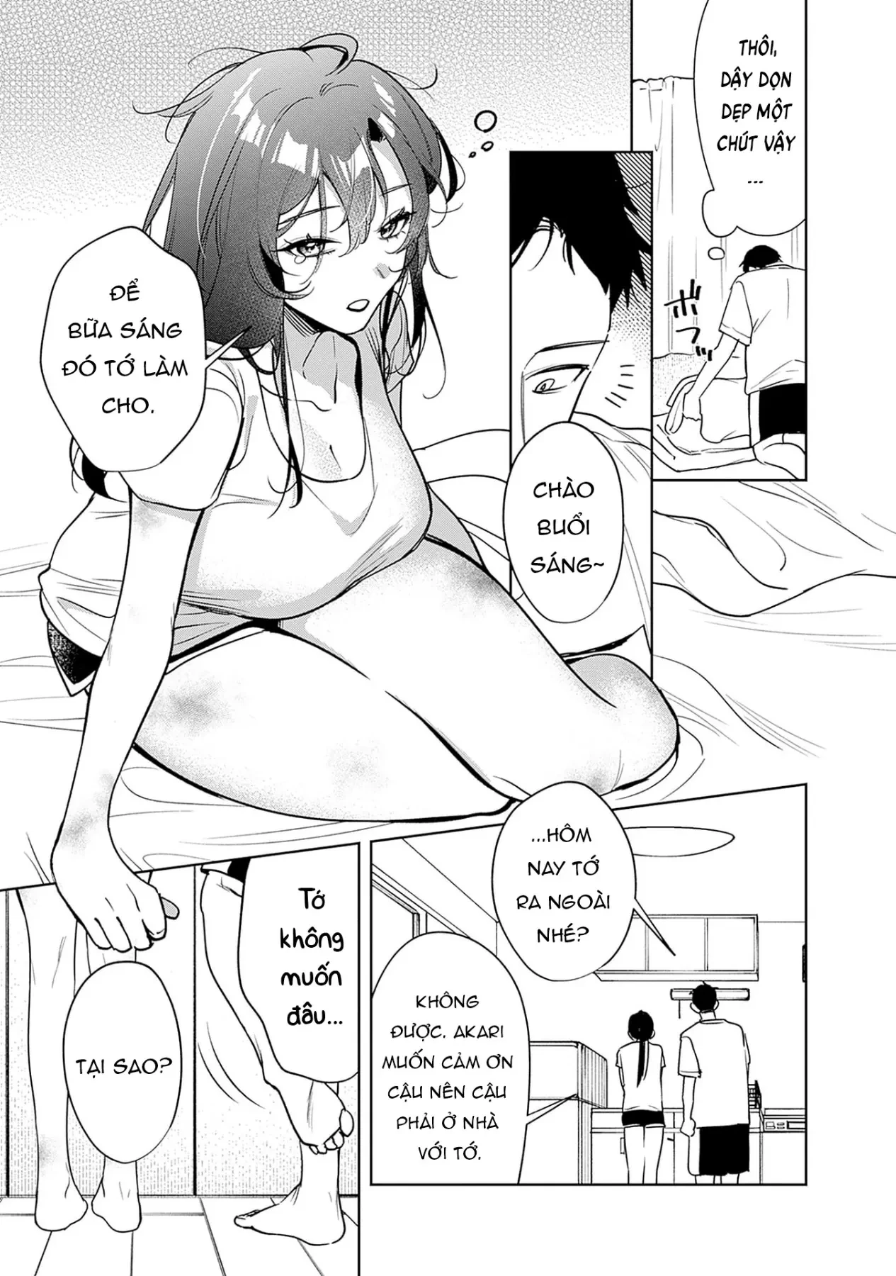 Sống chung với Nữ hoàng kiêu ngạo thời cao trung hoá ra lại không hề khó chịu đến thế Chapter  19 - 4