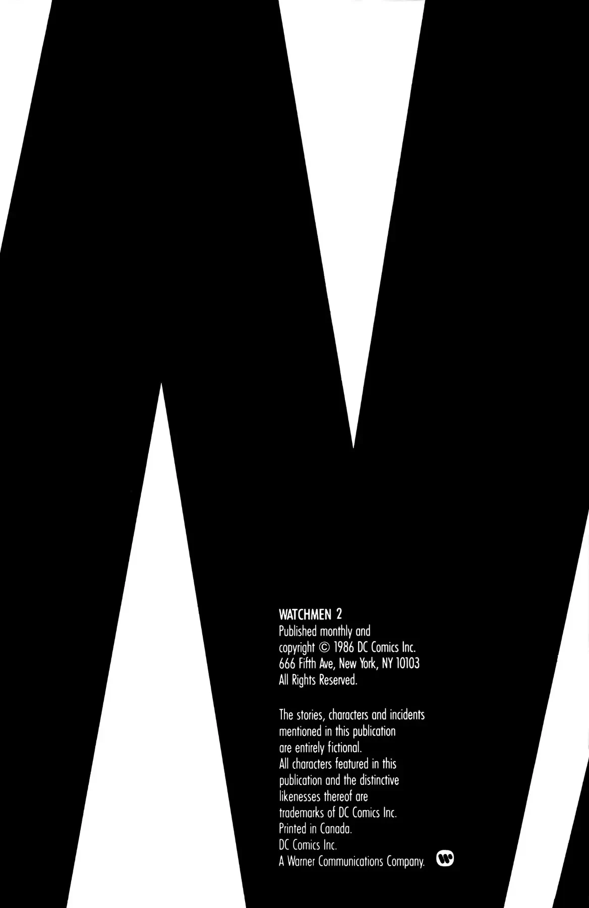 WATCHMEN (1986) Chapter  2 - 2