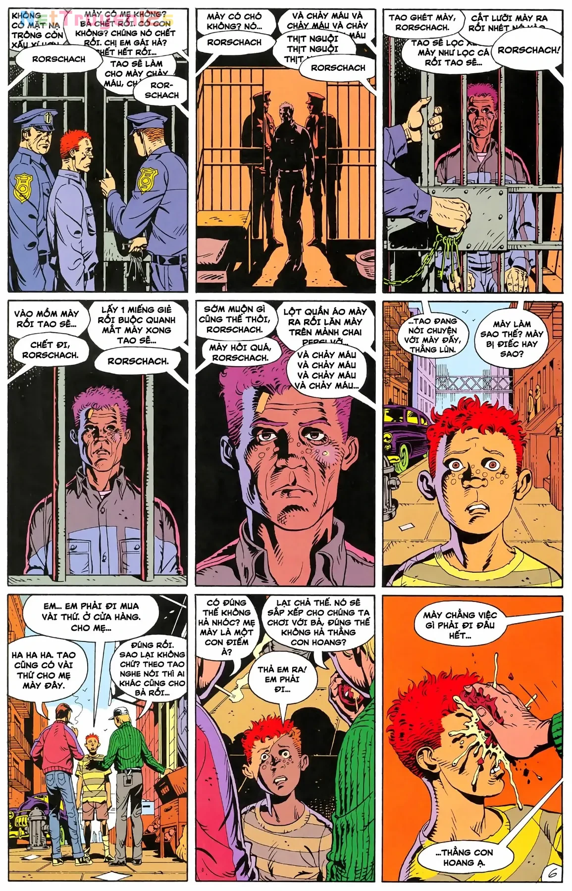 WATCHMEN (1986) Chapter  6 - 8