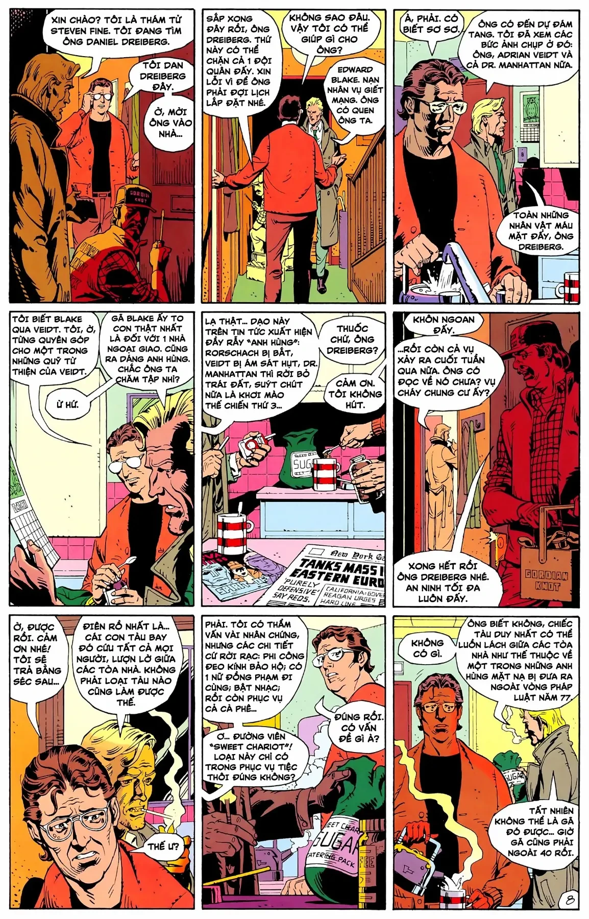 WATCHMEN (1986) Chapter  8 - 10