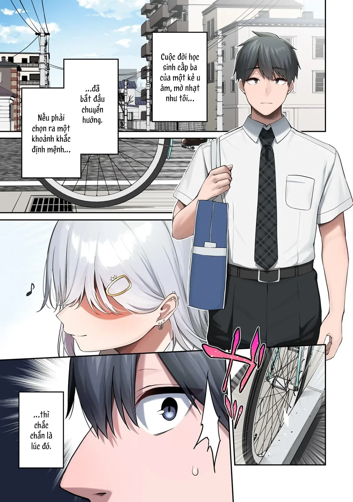 Lỡ tay sửa xe đạp cho nàng Gyaru, ai dè lại bị nàng bám lấy Chapter  1 - 2