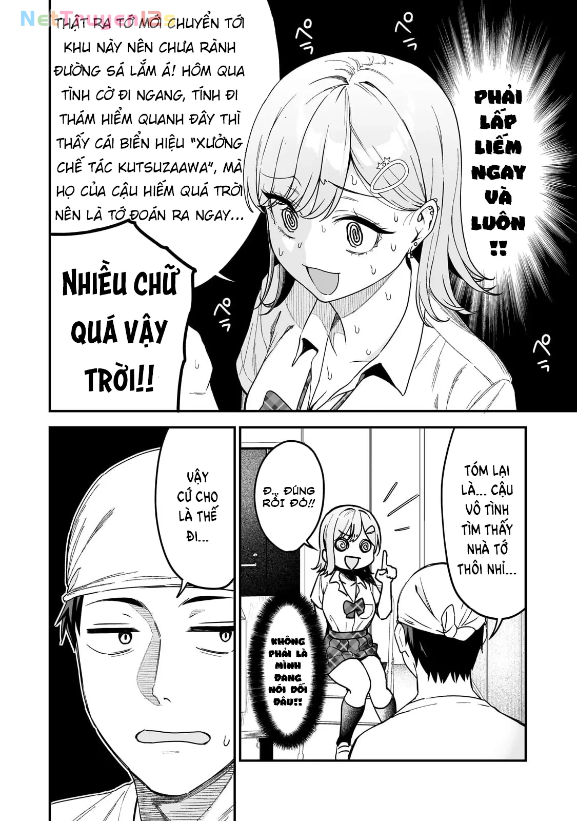 Lỡ tay sửa xe đạp cho nàng Gyaru, ai dè lại bị nàng bám lấy Chapter  3 - 5
