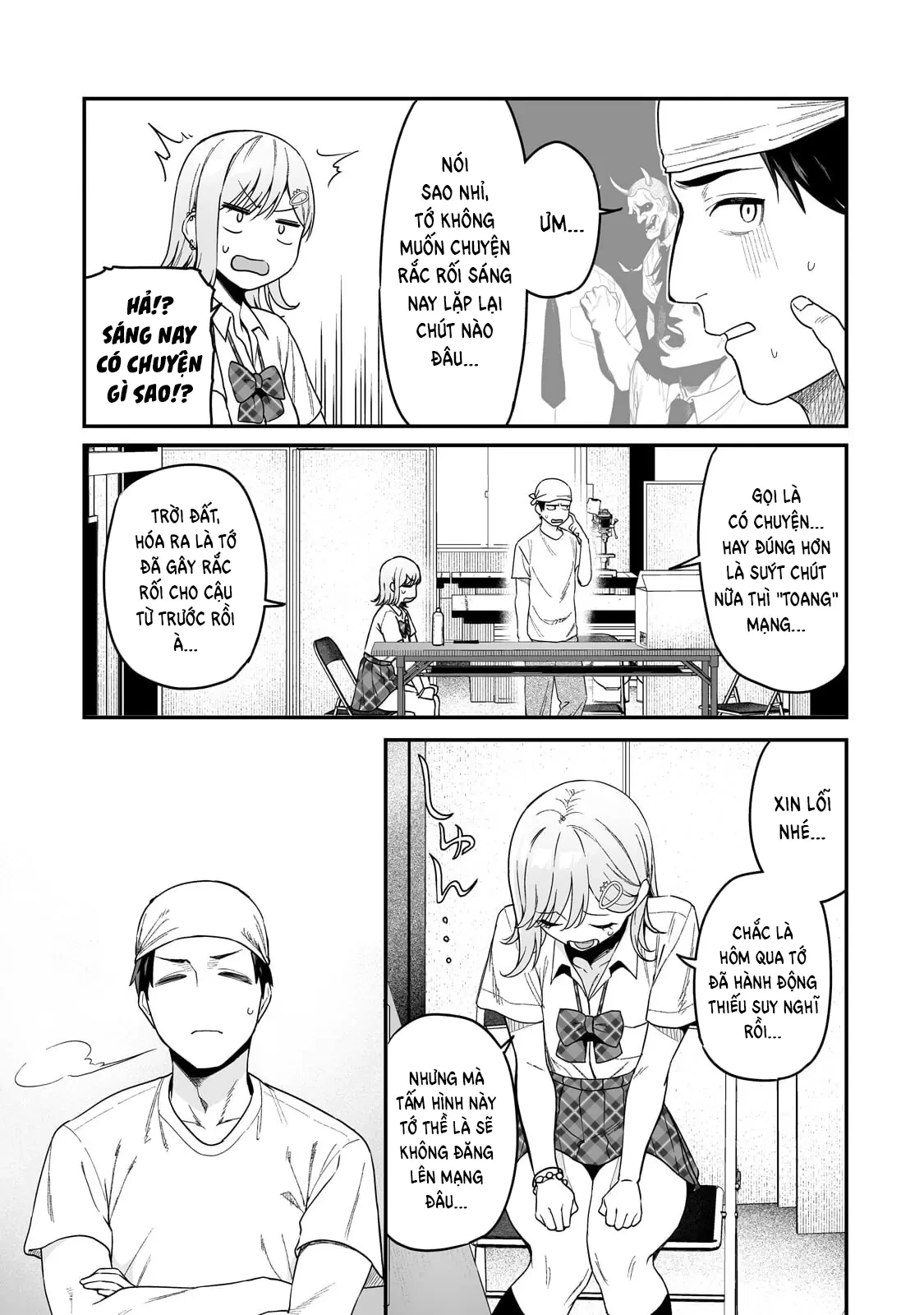 Lỡ tay sửa xe đạp cho nàng Gyaru, ai dè lại bị nàng bám lấy Chapter  3 - 10