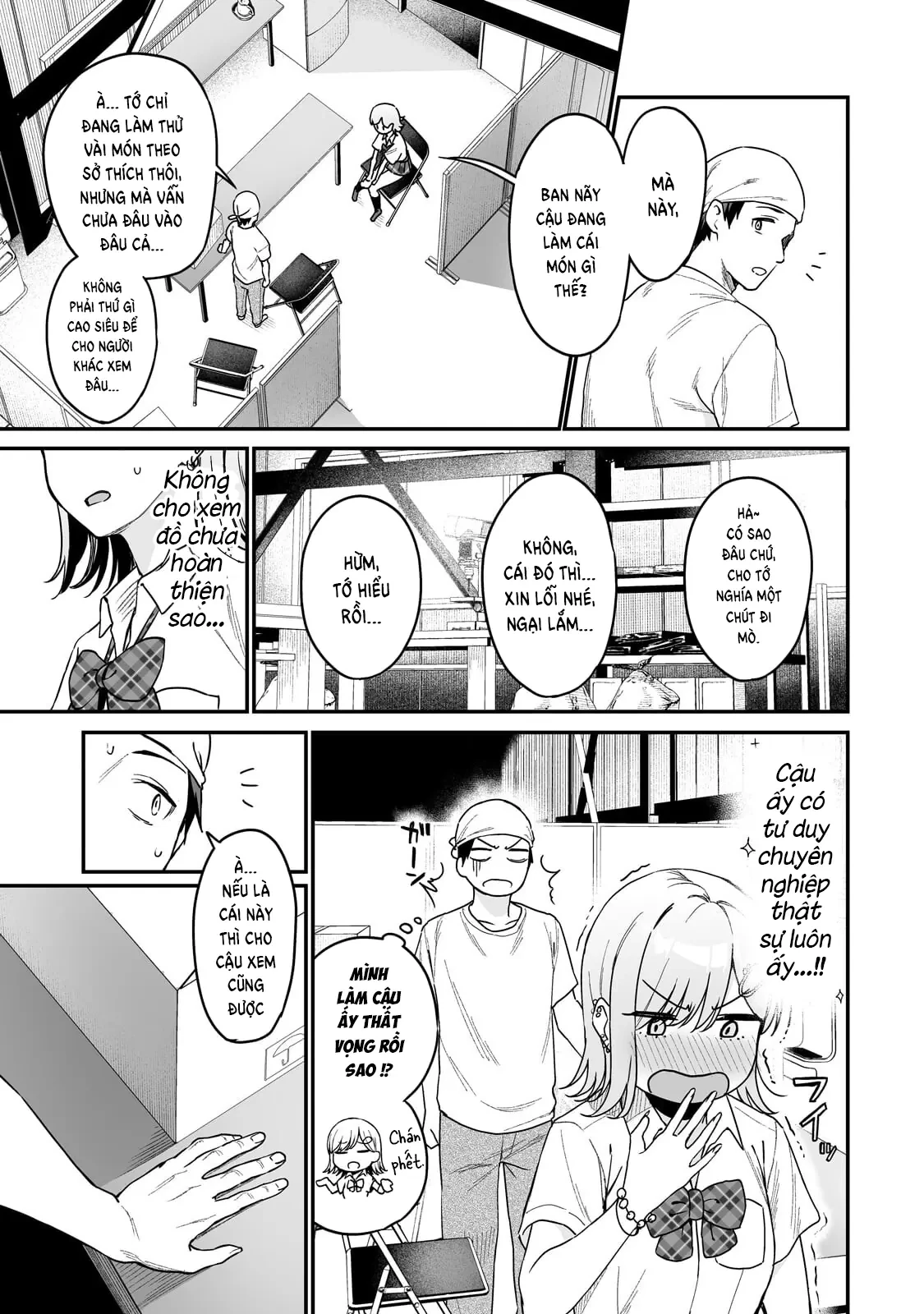 Lỡ tay sửa xe đạp cho nàng Gyaru, ai dè lại bị nàng bám lấy Chapter  3 - 12