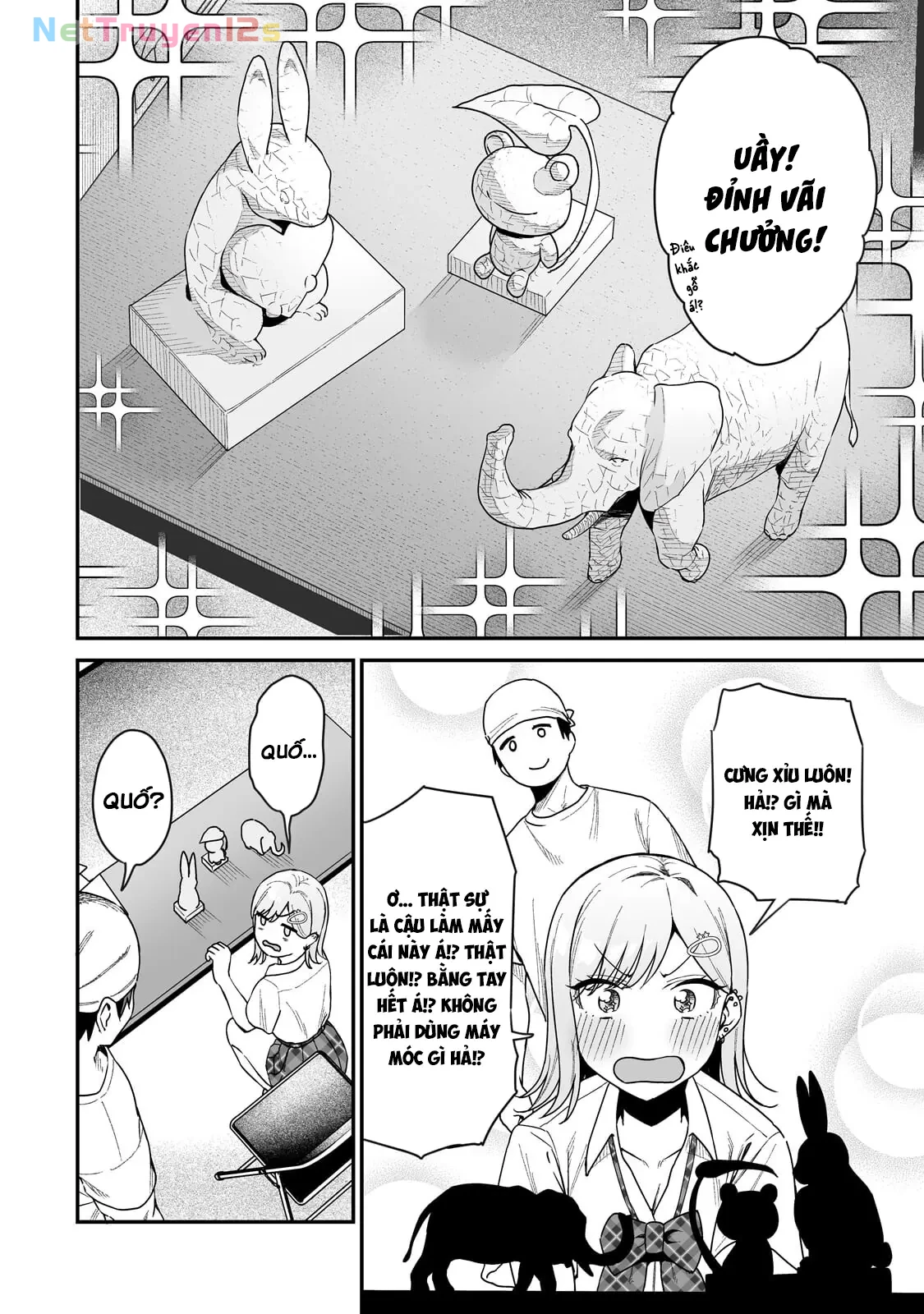 Lỡ tay sửa xe đạp cho nàng Gyaru, ai dè lại bị nàng bám lấy Chapter  3 - 13